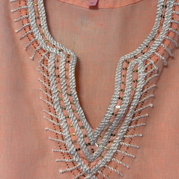 Lilly Pulitzer 100% linen Amelia Island Resort Top - Picture 8 of 12